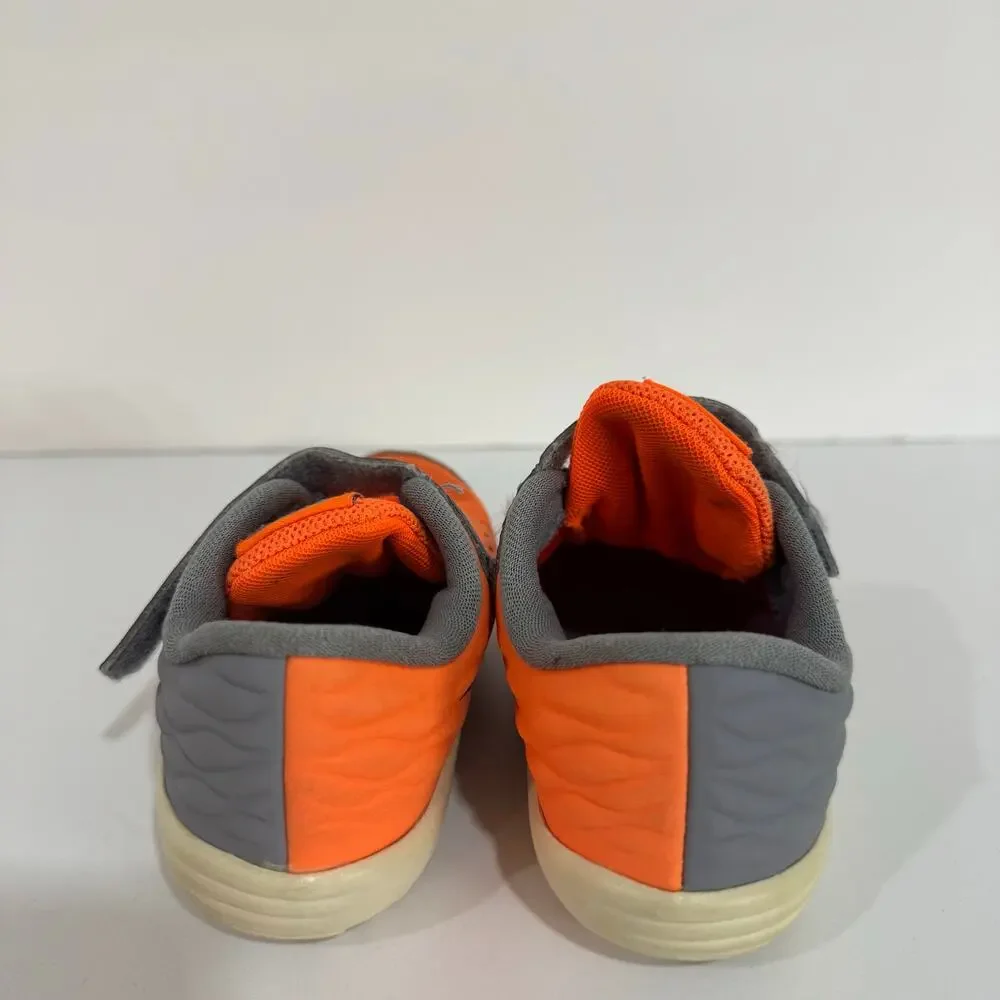 Nike Toddler Lunar Stelos Sneakers Orange Gray Mesh Size 7C